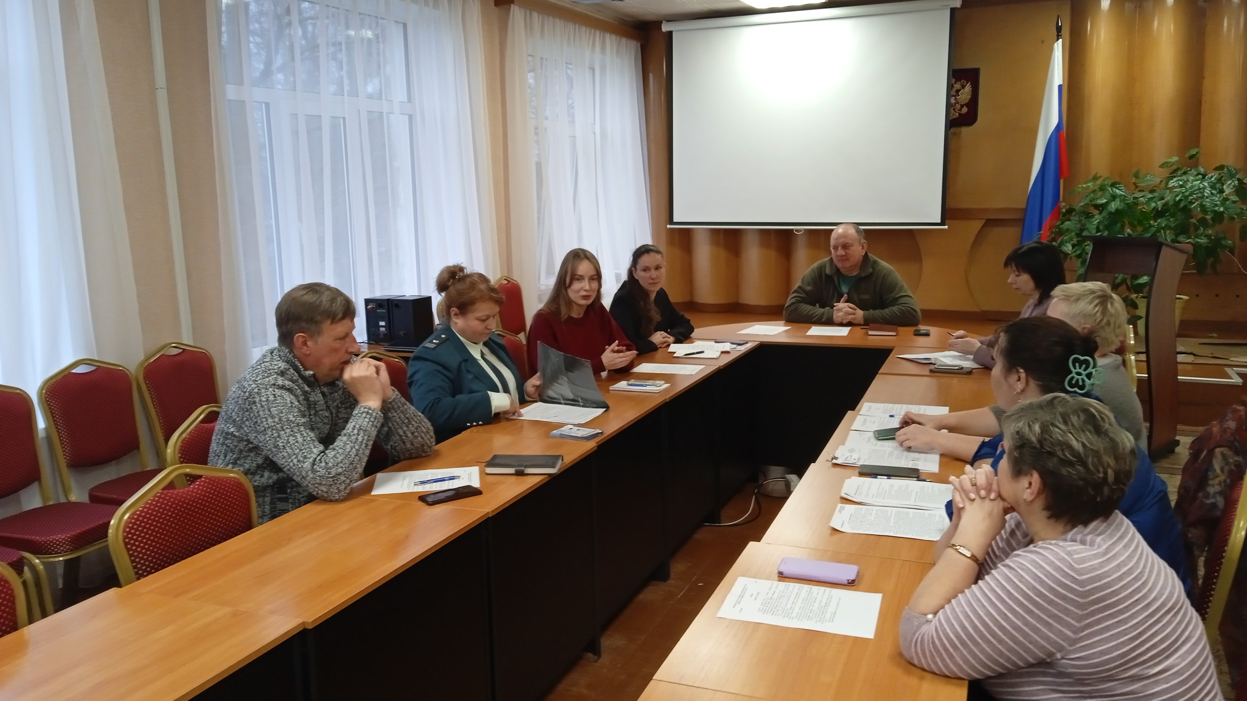 Заседание Совета по развитию предпринимательства Марёвского муниципального округа.