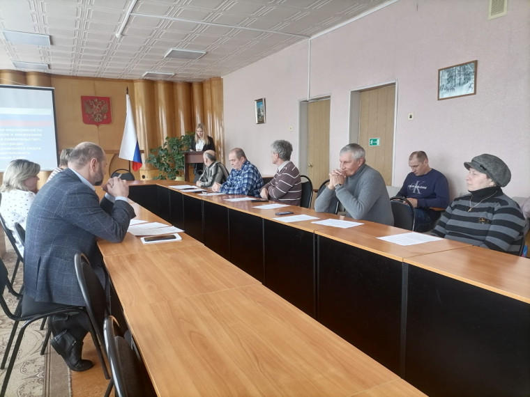 Заседание Общественного Совета при Администрации Марёвского муниципального округа. Заседание Общественного Совета при Администрации Марёвского муниципального округа.